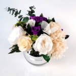 flowers Loulou Peach & Purple