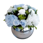 Loulou (M) Baby Blue preserved flower arrangement in Dubai