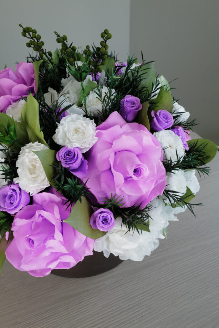 Olivia - White & Purple - Image 4