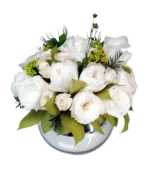 Loulou (M) Blanc preserved flower arrangement in Dubai