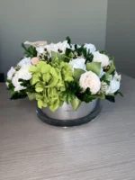 Grace Serenity preserved flower arrangement detail view in Dubai