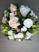 Grace Serenity preserved flower arrangement detail view in Dubai
