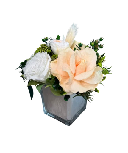 Preserved flowers arrangement , forever rose