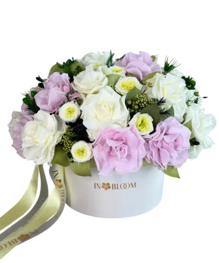 Olivia - Spring Breath preserved flowers gift box in Dubai