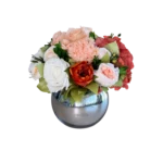 Loulou (S) - Peach Aurelia preserved flower arrangement in Dubai