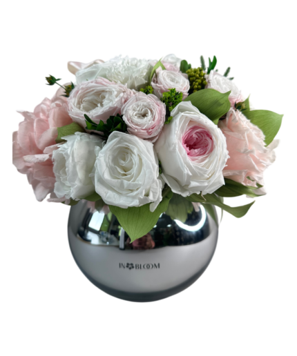 LOULOU - pink pearl preserved flower arrangement in Dubai