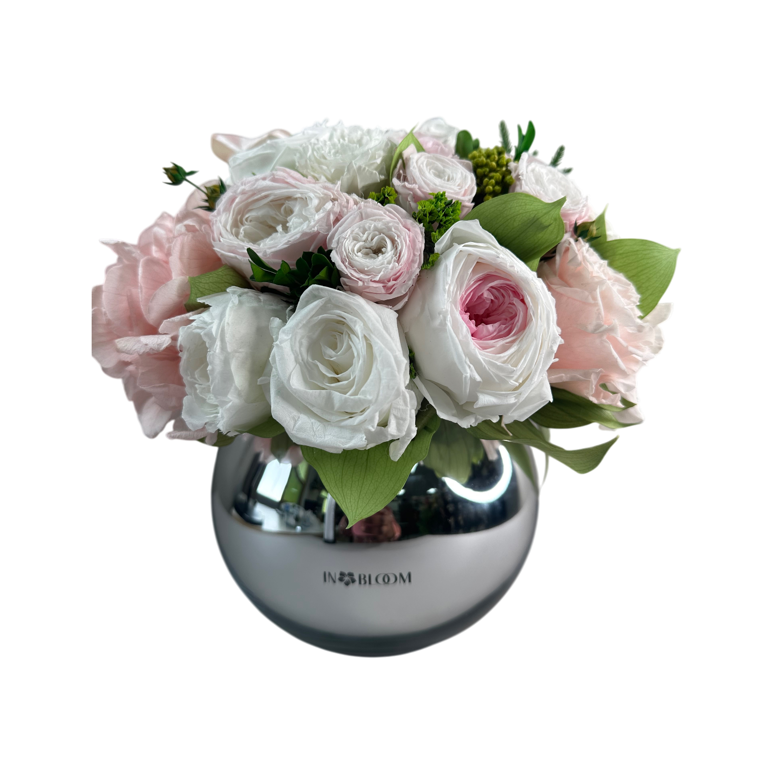 44441 LOULOU - pink pearl preserved flower arrangement in Dubai