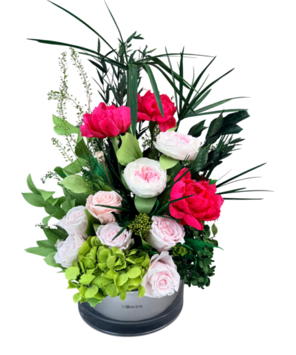 Emerald Blush preserved flower arrangement in Dubai