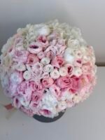 DESIRE Blush Cloud preserved flower box side view