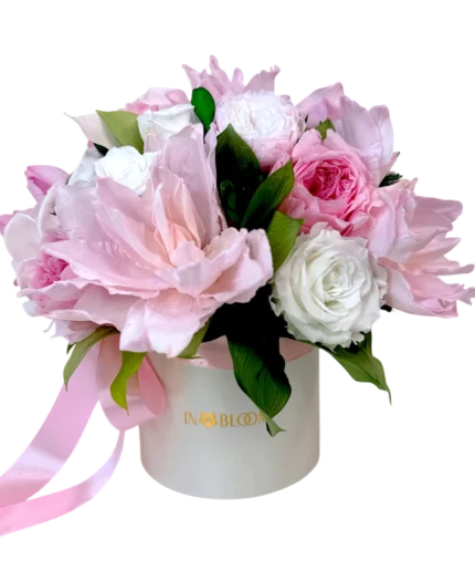 Elis Pink Lily preserved flower box