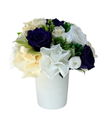 Luna - Purple Champagne preserved flower arrangement in Dubai