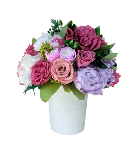 Luna - Vintage Rose preserved flower arrangement in Dubai