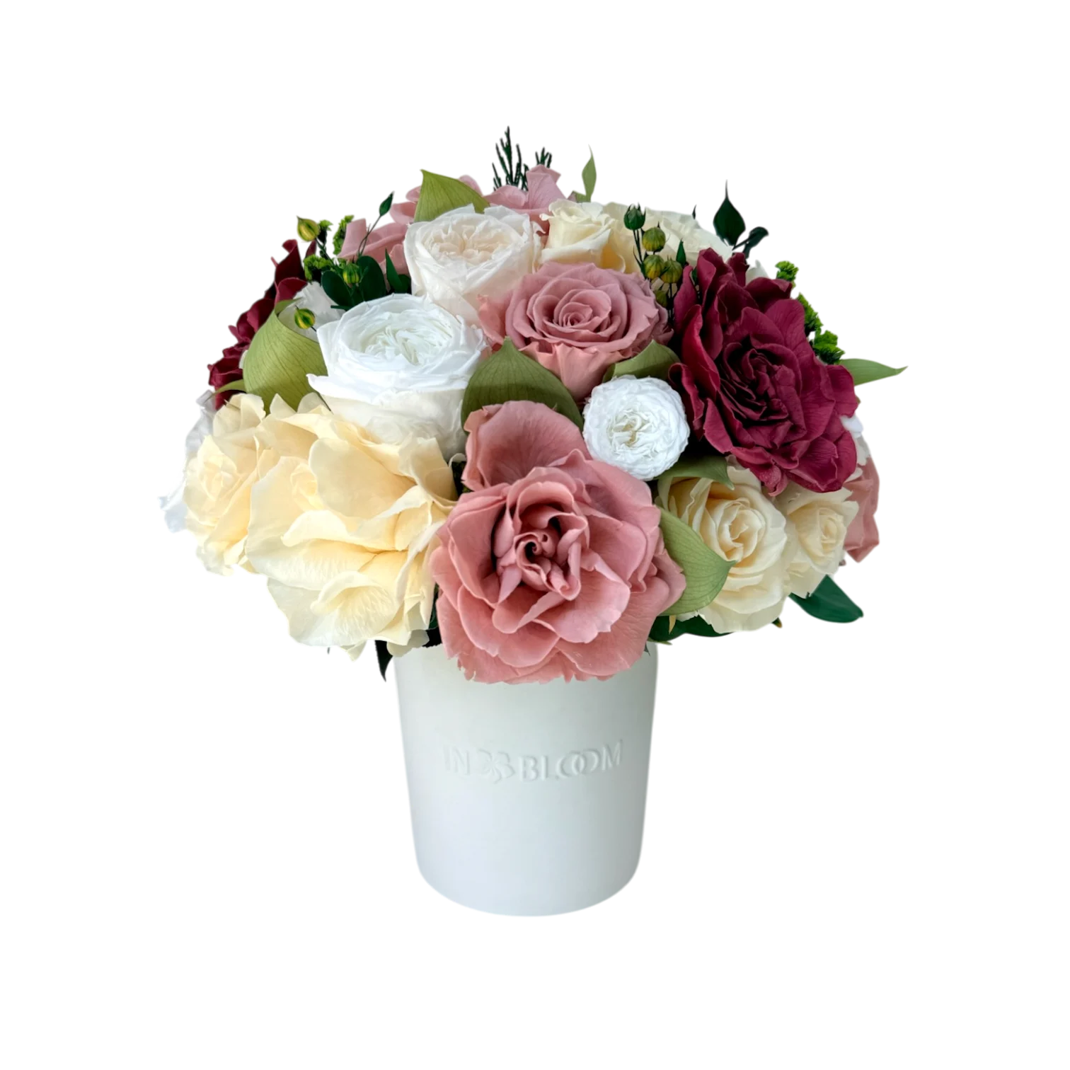 IMG_5786 Luna - Dusty champagne preserved flower arrangement in Dubai