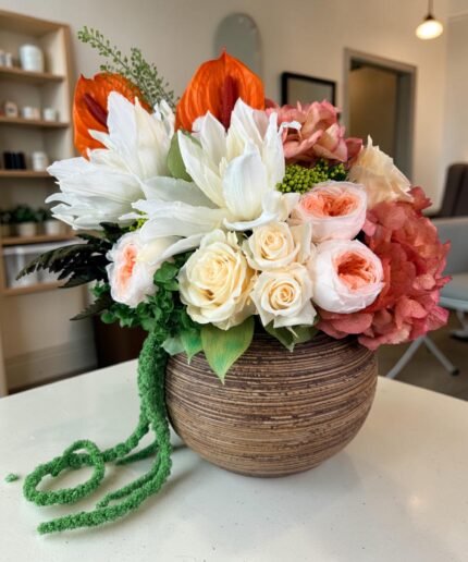 Euphoria preserved flower arrangement in Dubai detail