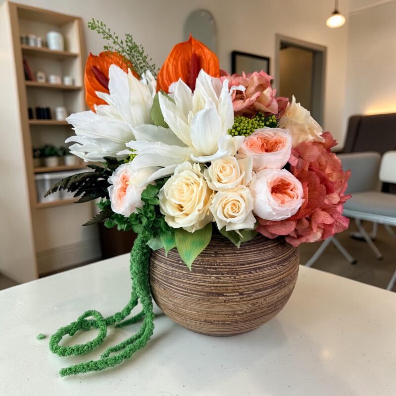 Euphoria preserved flower arrangement in Dubai detail