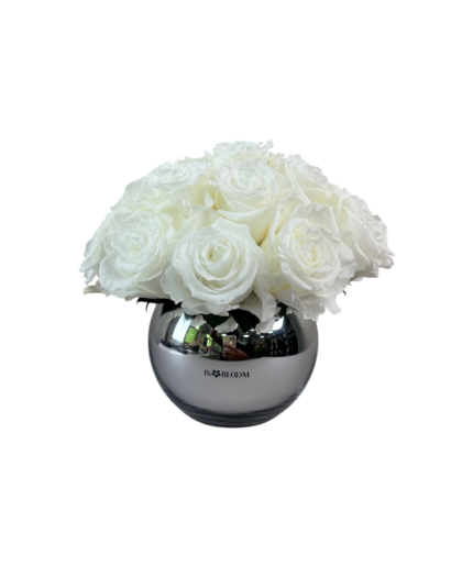 LOULOU (S) - Ivory Roses preserved flower arrangement in Dubai