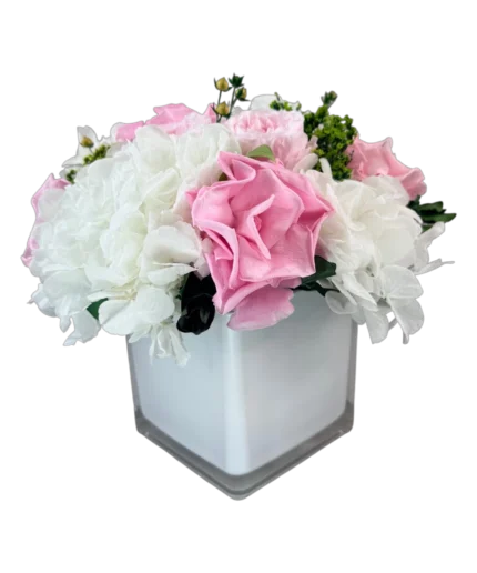Blush Harmony preserved flower arrangement in Dubai
