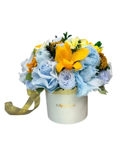 Elis - Golden Skies preserved flower arrangement in Dubai