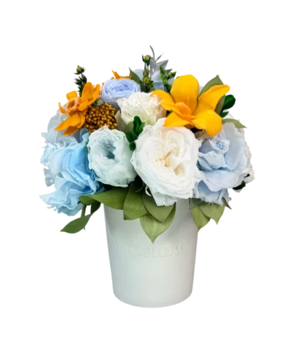 Luna - Sunlit Cloud preserved flower arrangement in Dubai