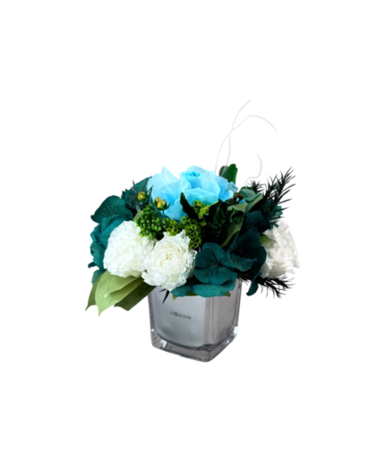 KATIE - Azure Bloom preserved flower arrangement in Dubai