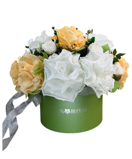 OLIVIA - PEACH SYMPHONY preserved flower arrangement in Dubai