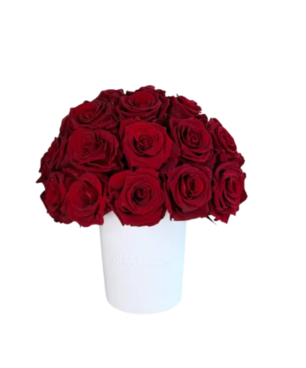 Luna - Red roses preserved flower arrangement in Dubai