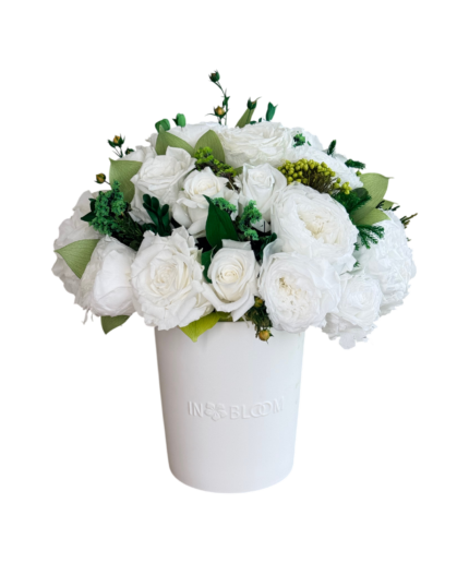 Luna blanc preserved flower arrangement in Dubai