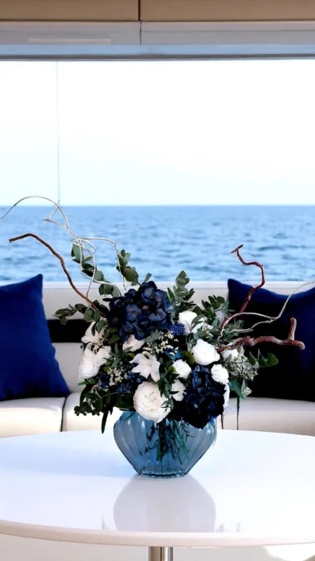 On a yacht