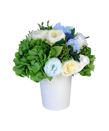Luna - Sky Blue preserved flower arrangement in Dubai