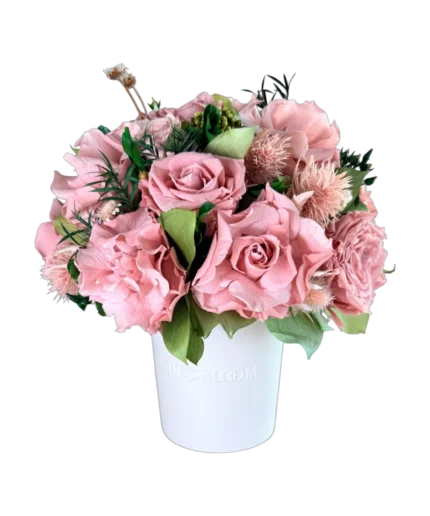 Luna - Dusty pink preserved flower arrangement in Dubai