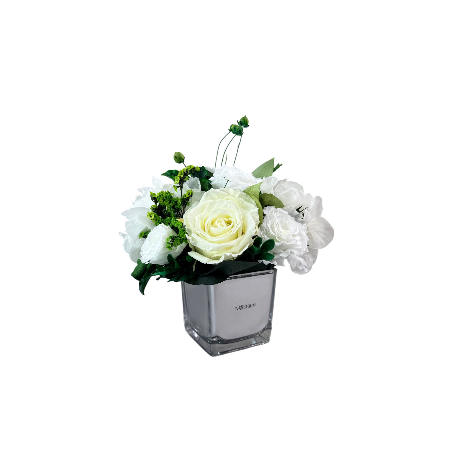 new KATIE - White Symphony preserved flower arrangement in Dubai