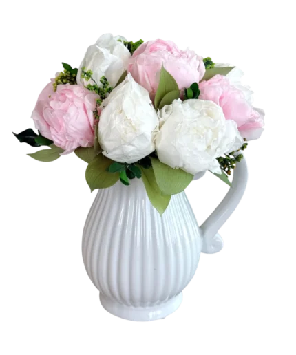 Soft Dream Peonies preserved flower arrangement in Dubai