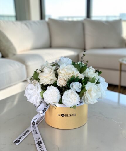 Champaign white preserved rose, forever rose
