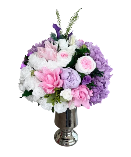 Isabella - Purple preserved flower arrangement in Dubai