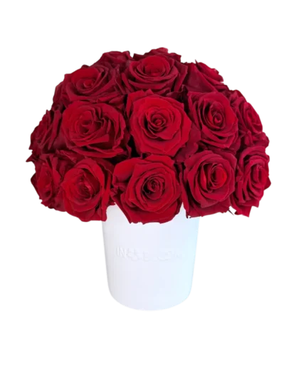 Luna - Red roses preserved flower arrangement in Dubai