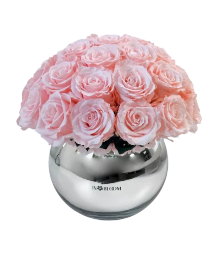 preserved forever rose infinity roses classic light pink rosewood